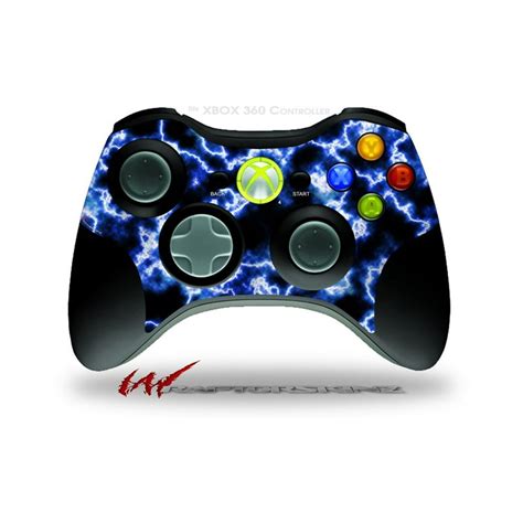 electrify blue decal style skin fits microsoft xbox  wireless controller controller