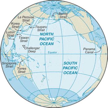 geography facts   pacific ocean geography realm