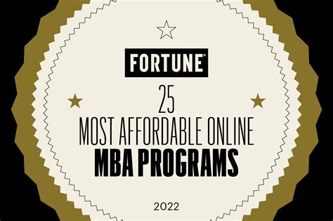 affordable  mbas   fortune fortune