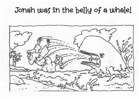 bible jonah coloring page clip art library