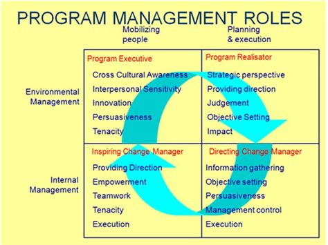 program management roles ld toolboxcom
