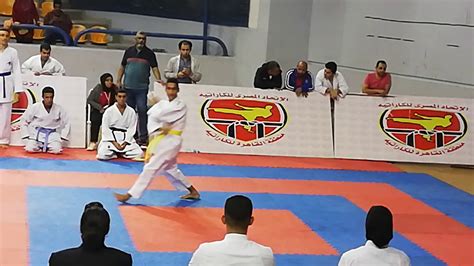 شاهد بطل العالم للكاراتية في بطولة القاهرة Egypt Karate Youtube