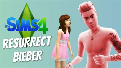 resurrect justin bieber the sims 4 funny highlights 20 youtube
