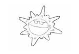 Sun Coloring Pages Parasol Edupics sketch template