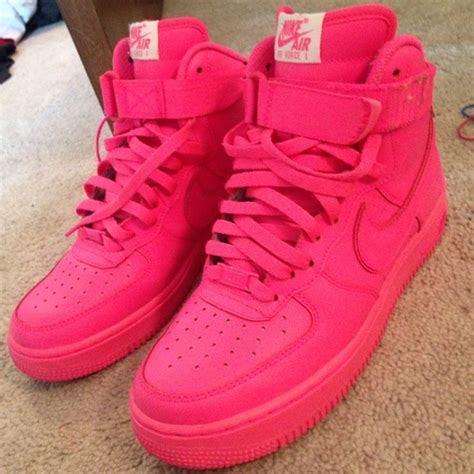 30 Off Nike Shoes Customized Hot Pink Nike Airforce1s From Aoife S