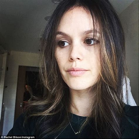 rachel bilson shows off her breast pump while having her make up done