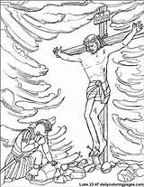 Kruisiging Jezus Colorir Desenhos Crucificado Resurrection Crucifixion Kleurplaten Kleurplaat Kreuz Bijbel Bijbelse Voorbeeldsjabloon Printablecolouringpages sketch template