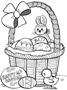 easter coloring book page