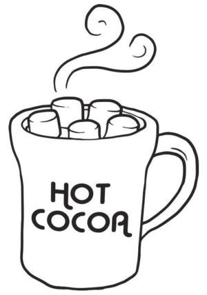 rich cup  hot chocolate coloring page designs coloring pages