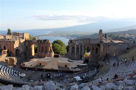 The Greek Theatre Taormina Sicily Italy ©zainoo