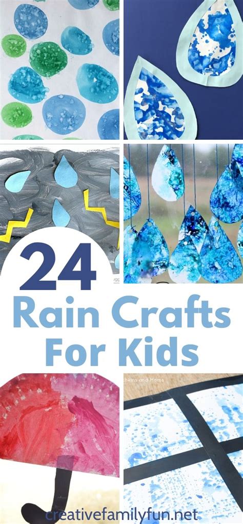 rain  raindrop crafts  kids rain crafts crafts  kids