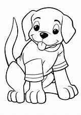 Coloring Pages Shirt Wearing Printable Puppy Polo Dog Sheets Book Pappy Kids Color Cartoon Getcolorings Popular sketch template