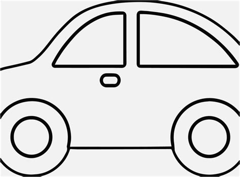 coloring car easy coloring pages