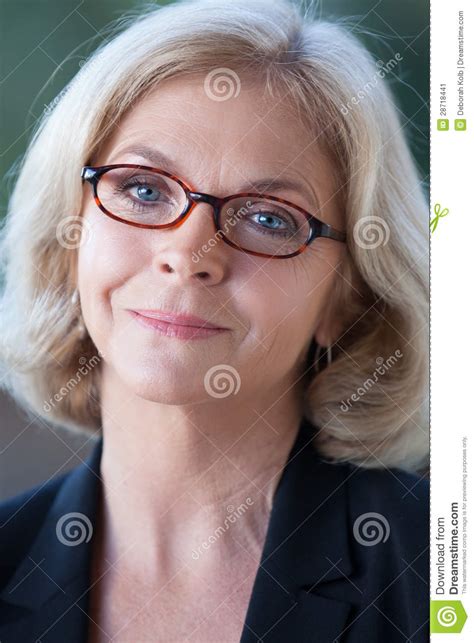 Pretty Woman In Glasses Stock Image Image 28718441