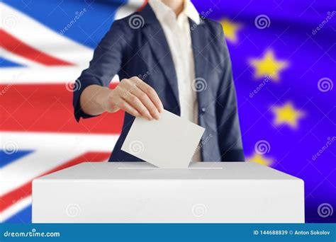 voting brexit concept stock image image  ballot
