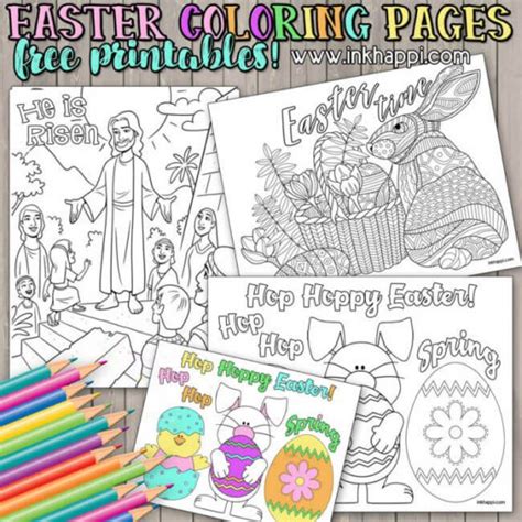 easter coloring pages  kids artful homemaking