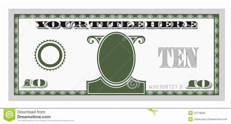 printable play money template