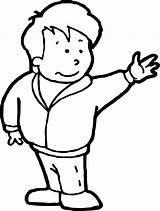 Coloring Pages Boy Hi Wecoloringpage sketch template