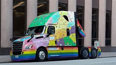 Hirschbach Lgbt Truckers Rolling Out New ‘rainbow Rider’ Pride Themed