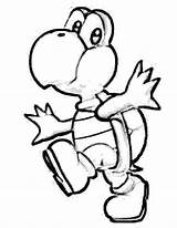 Coloring Pages Kids Koopa Yoshi Comments Printable sketch template