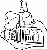 Russia Moscow Coloring Pages Printable Color Countries sketch template