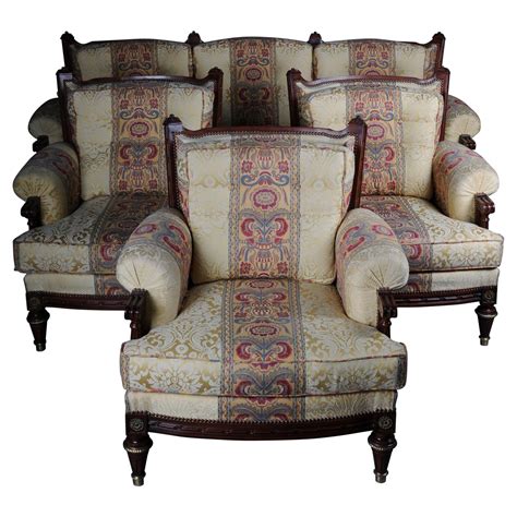 beautiful french salon seating group seating set in louis xv style