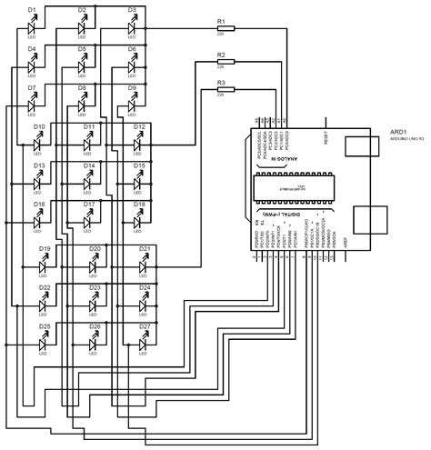 led cube xx circuit diagram