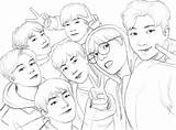 Bts Coloring Pages Print Wonder Group sketch template