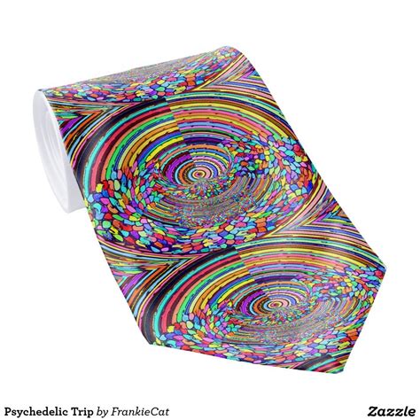 psychedelic trip tie zazzlecom custom ties psychedelic trip