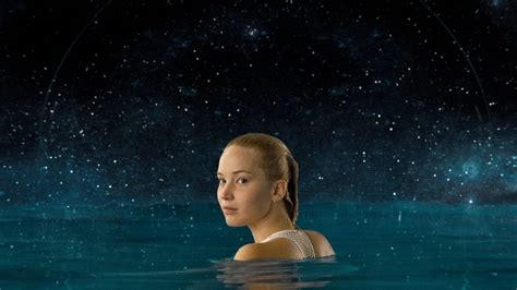 Jennifer Lawrence’s Gravity Defying Passengers Pool Scene