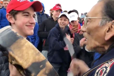 the maga teenager who harassed a native american has the