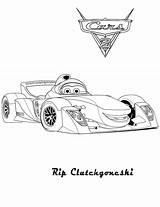 Cars Rip Coloring Pages Printable Disney Lightning Axlerod Miles Rod Clutchgoneski Torque Movie Ecoloringpage Car Cars2 Race Characters Choose Board sketch template