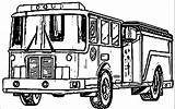 Fire Coloring Truck Pages Drawing Engine Firetruck Printable Diaper Getdrawings Popular sketch template