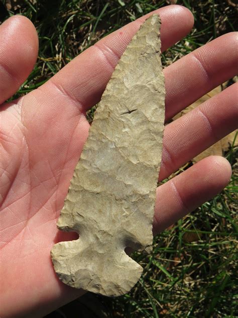 beveled thebes arrowheads artifacts indian artifacts native american