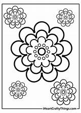 Coloring Flowers Iheartcraftythings Very sketch template