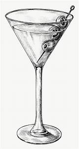 Martini Cocktail Drawing Rawpixel Sketches Alcohol Iced sketch template