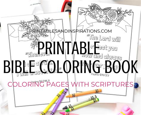 printable bible verse coloring book pages printables