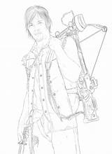 Coloring Walking Dead Pages Printable Daryl Drawings Dixon Pintar Getcolorings Colouring Color Choose Board Printablecolouringpages sketch template