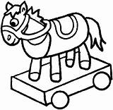 Caballo Cavalli Colorare Juguete Disegni Colorat Caballos Cavallo Mexicanos Cai Tradicionales Bambini Colorea Pferd Armar Imagini Bojanke Konji Sedam Calut sketch template