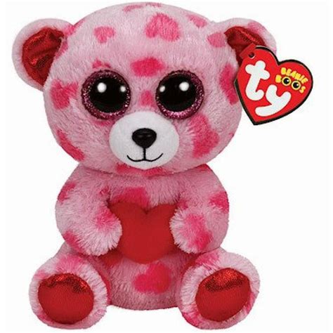 ty beanie boos sweetikins  bear glitter eyes regular size