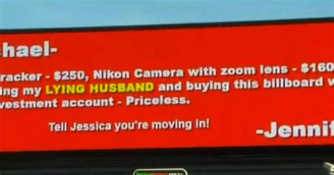 Cheating Husband Billboard Scorned Wife Appears To Call Out Spouse On