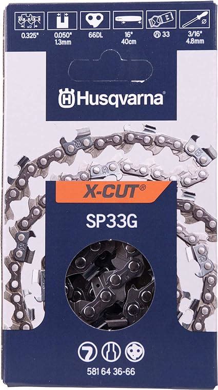 Husqvarna Sp33g Chainsaw Chain 16 050 Gauge 325 Pitch X Cut High