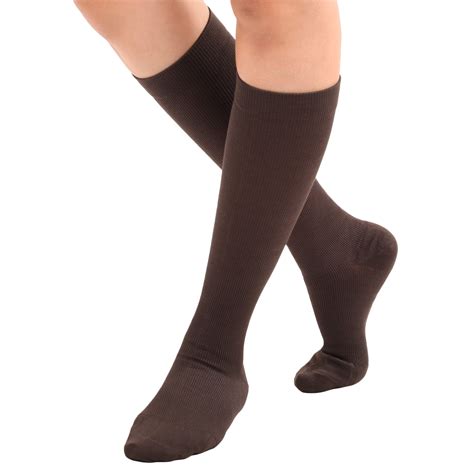 absolute support  mmhg firm support unisex cotton knee  compression socks abr