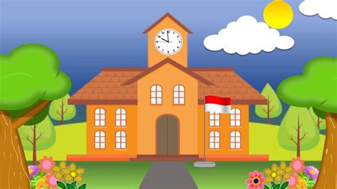 Gambar Animasi Sekolah Tk Homecare24