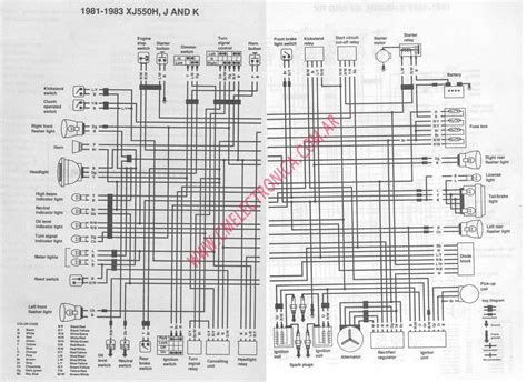 yamaha xj maxim wiring diagram wiring diagram