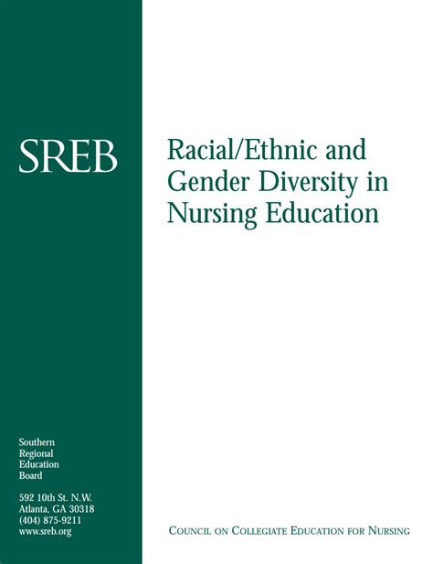 Racial Ethnic And Gender Diversity In Nursing Education