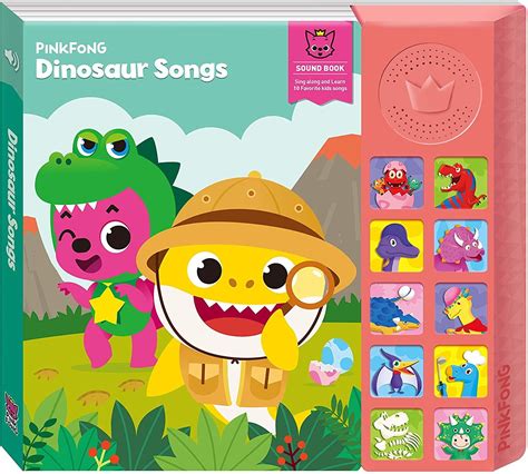 pinkfong childrens dinosaur songs sound book    skyblue