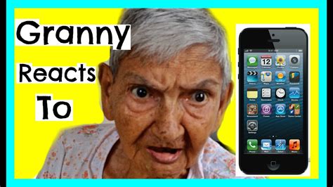 Grannys Epic Reaction To Iphone Camera Youtube