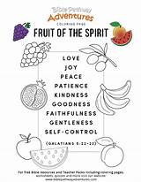 Spirit Fruit Printable Coloring Bible Lessons Kids Worksheets School Sunday Pages Activities Fruits Holy Printables Study Puzzle Lesson Word Search sketch template