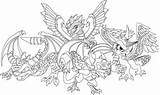 Pokemon Dragon Coloring Pages sketch template